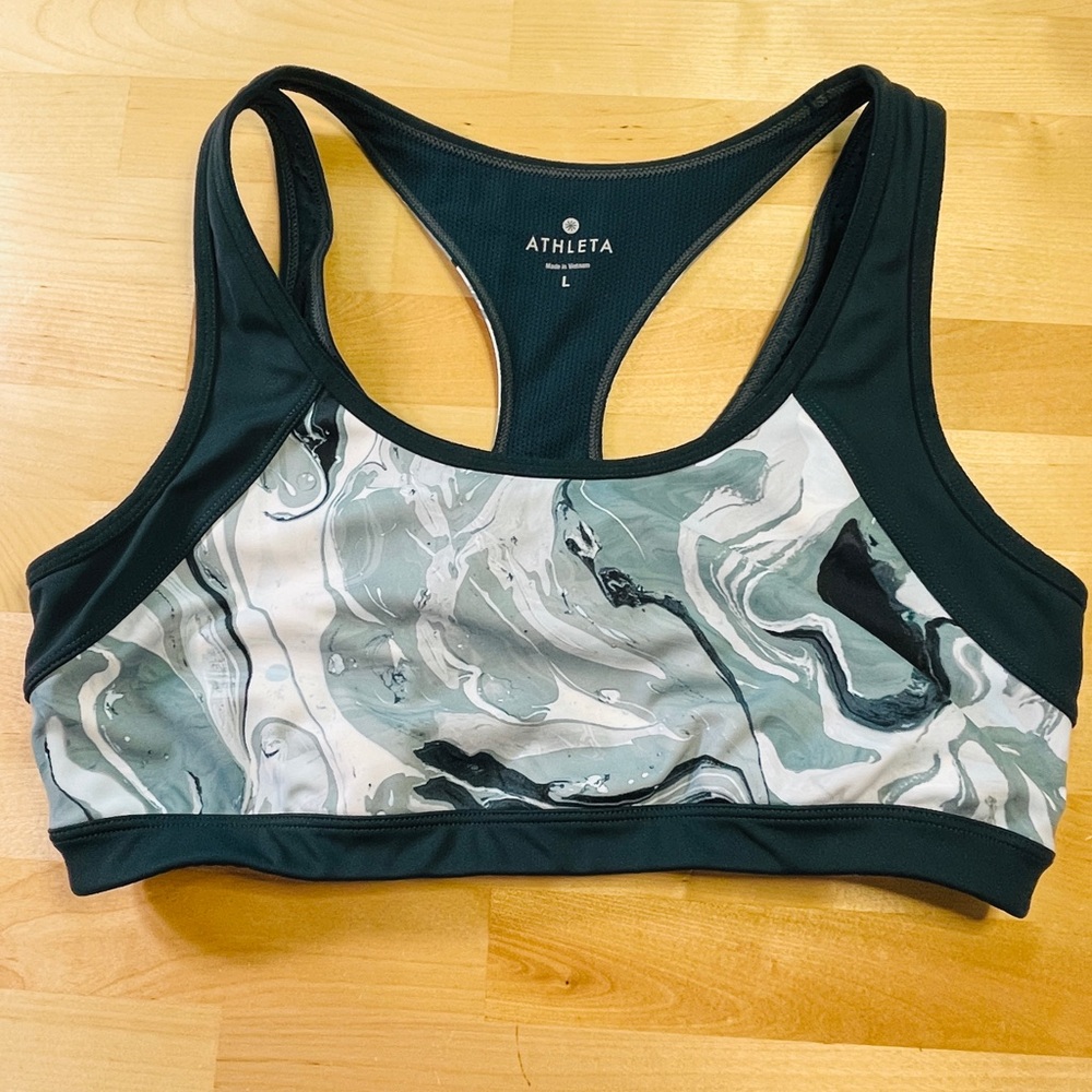 Athleta Green Sports Bra
